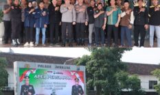 Perkuat Sinergitas, Polres Jombang Gelar Apel Akbar Sabuk Kamtibmas