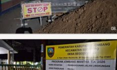 Desa Segodorejo kecamatan Sumobito Jombang Realisasikan Pembangunan Jalan Paving Lewat Progam Desa Mantra